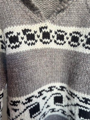 Cocoa Cowichan Wool Sweater