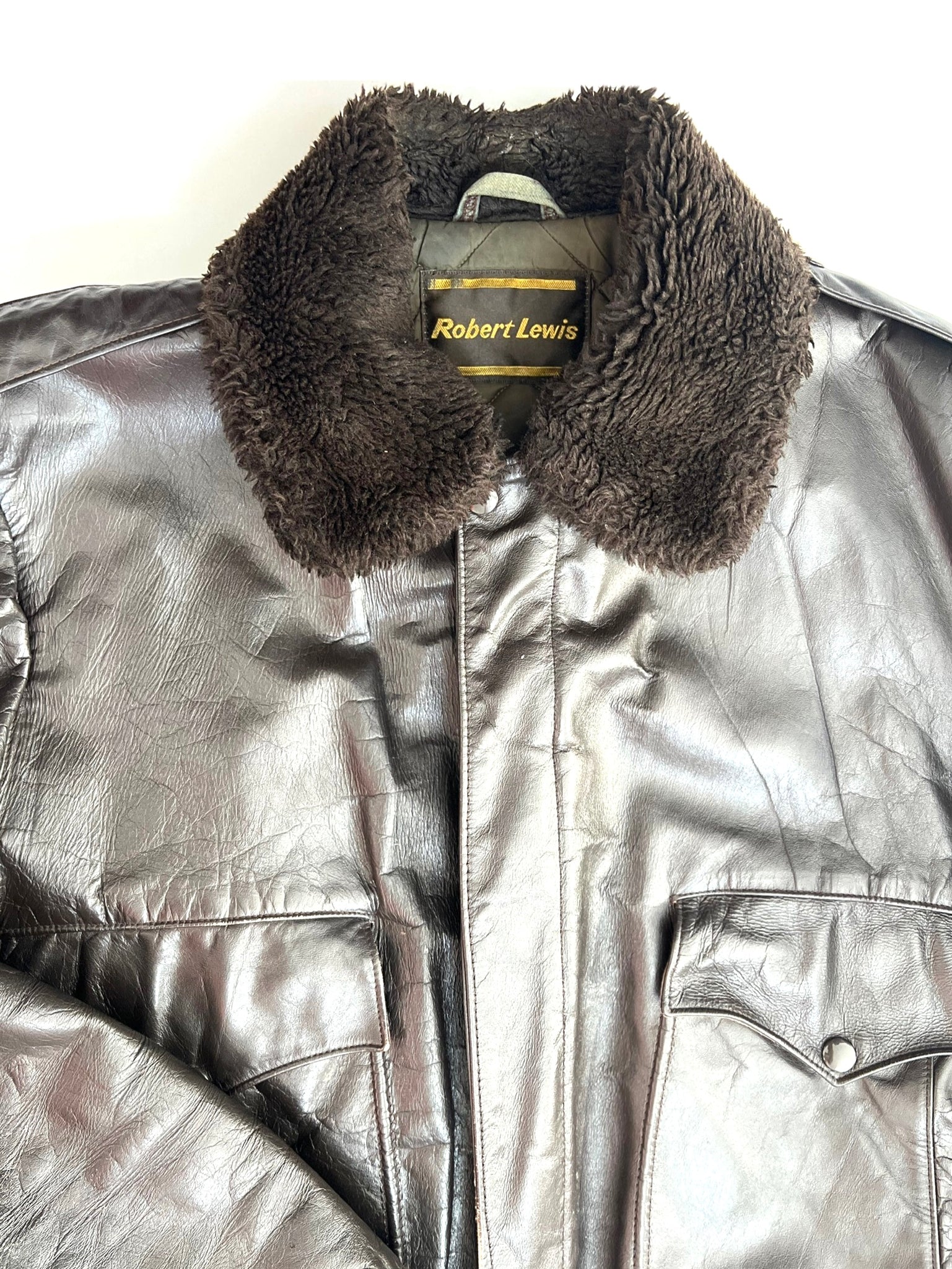 Classic Leather Bomber Jacket