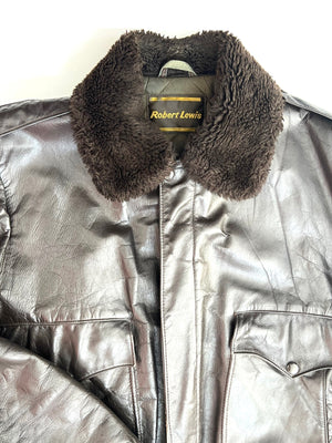 Classic Leather Bomber Jacket