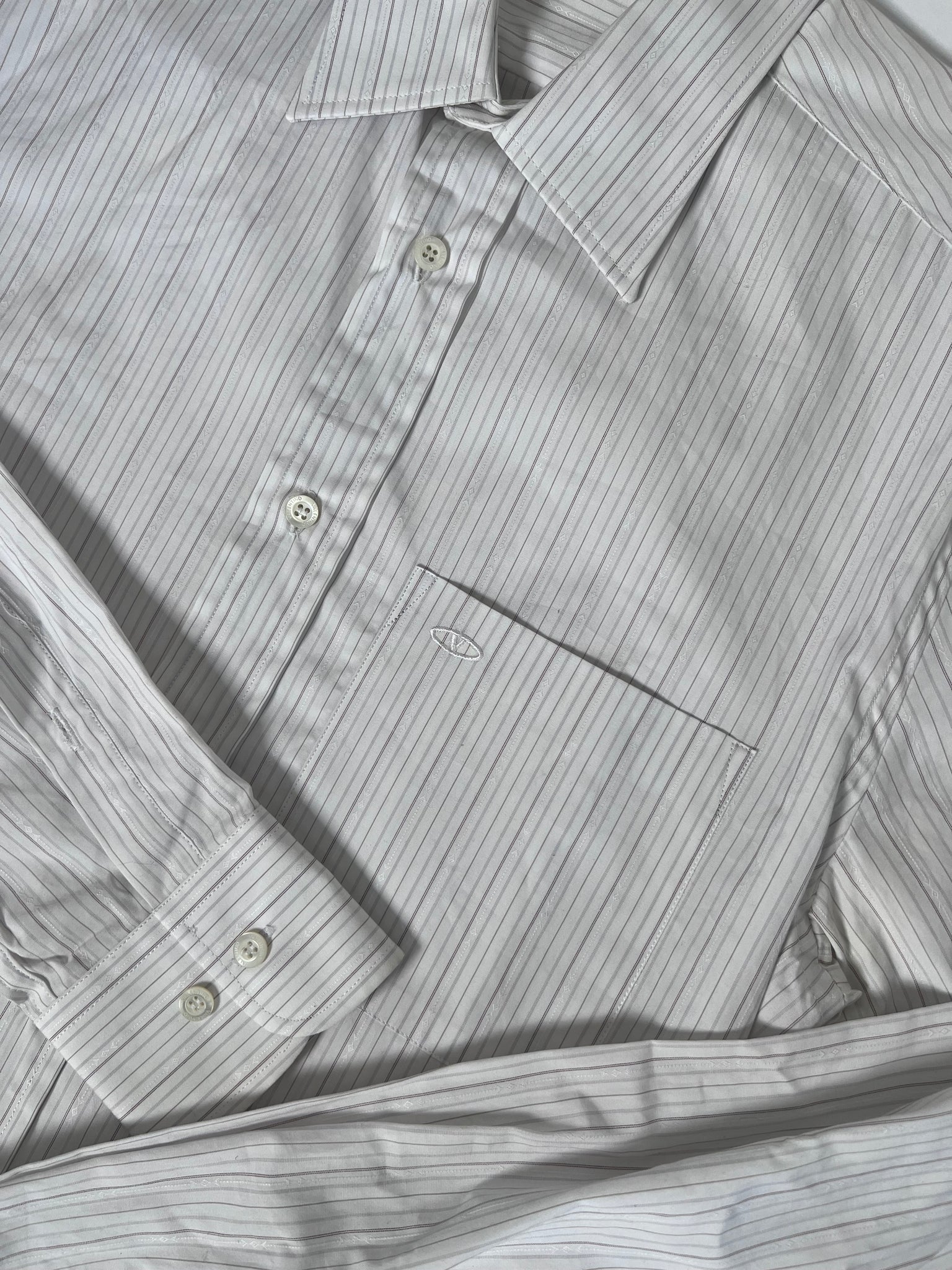 White Pinstripe Shirt by Valentino
