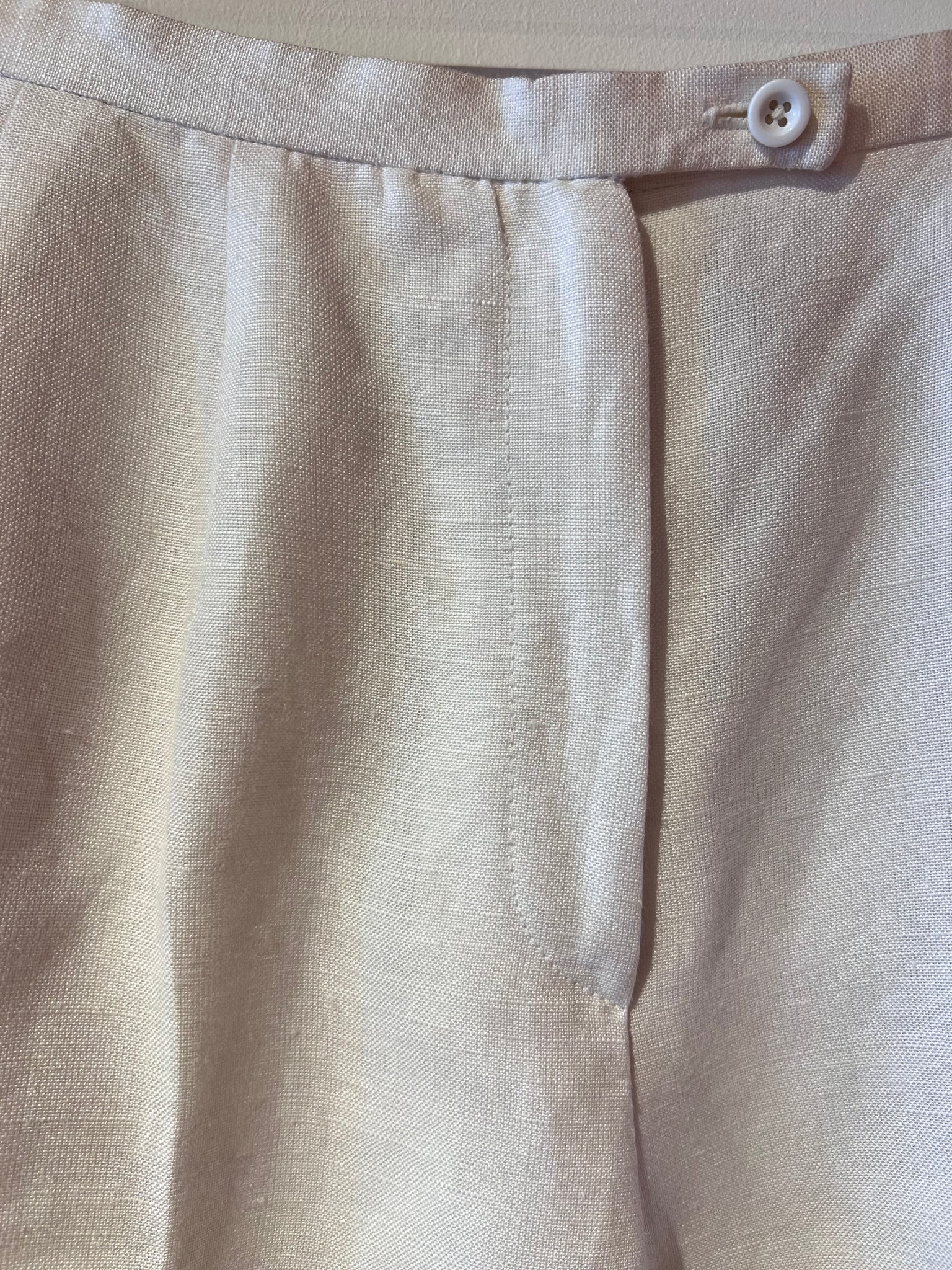 White Linen Pants