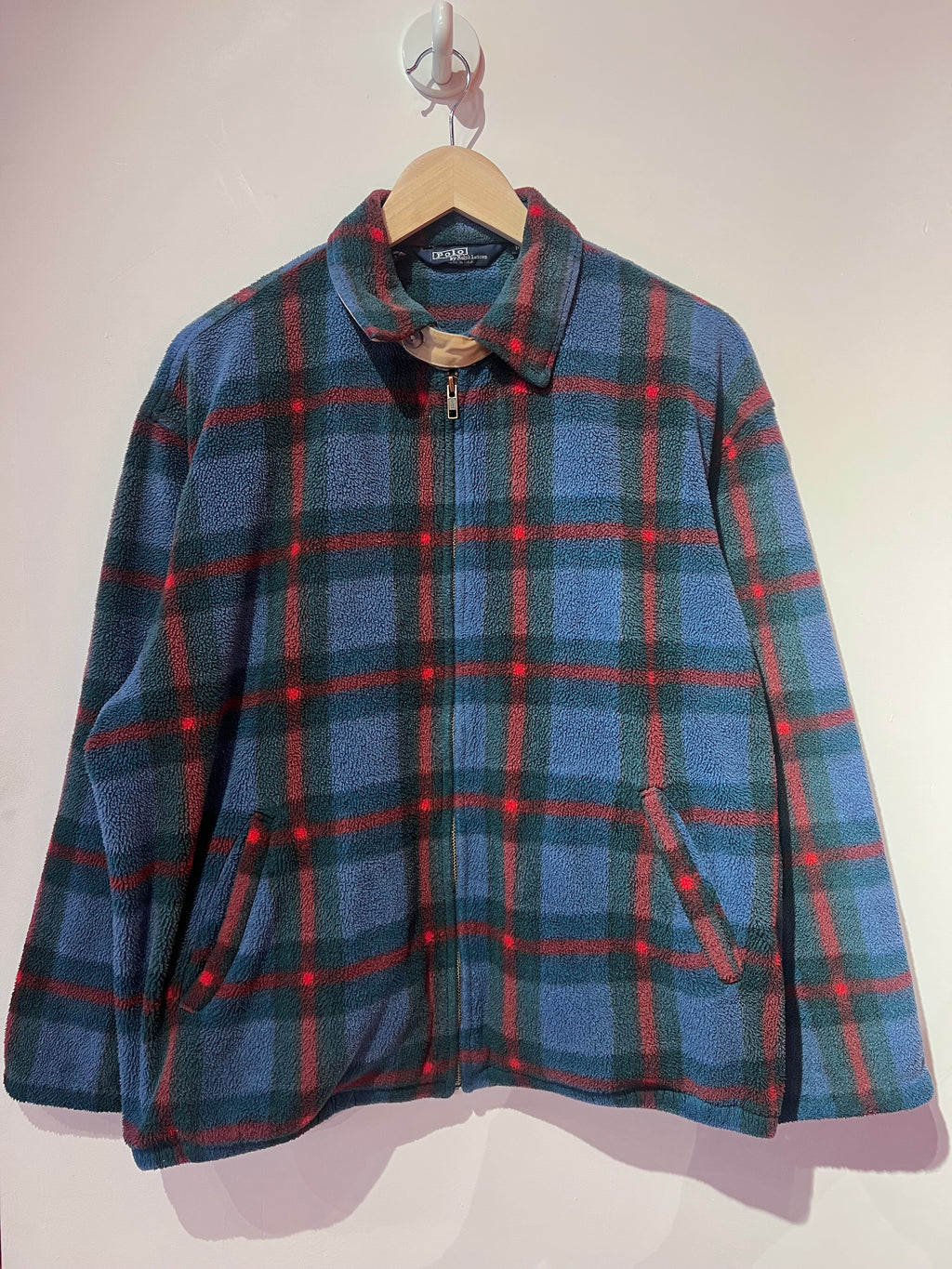 Plaid Fleece Jacket by Polo Ralph Lauren