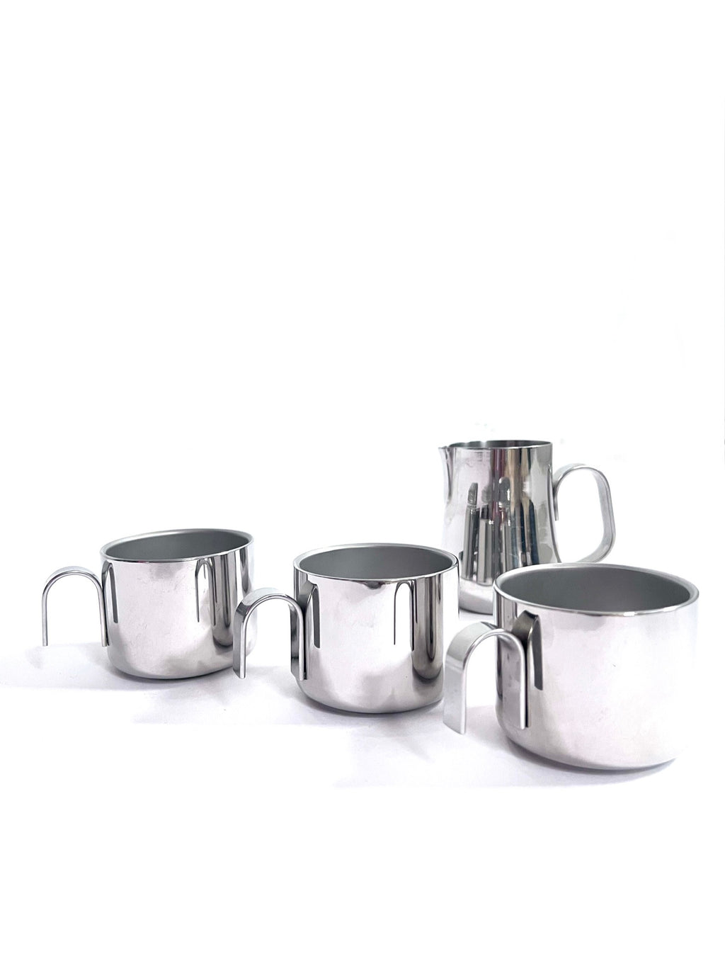 Guido Bergna 4pc Stainless Steel Espresso Set