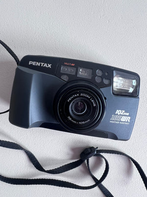 Vintage IQ Zoom Weather Resistant 35mm Camera by Pentax