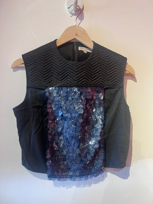 Black Sequin Top by Opening Ceremony