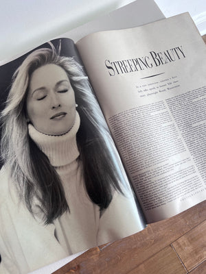 Interview Magazine - Meryl Streep December, 1988