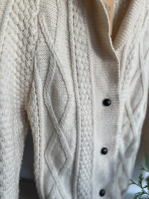 Wool Fishermans Cardigan