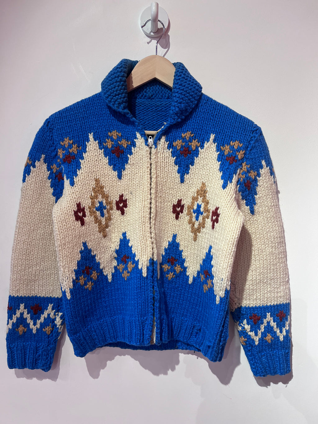 Classic Cowichan Wool Cardigan