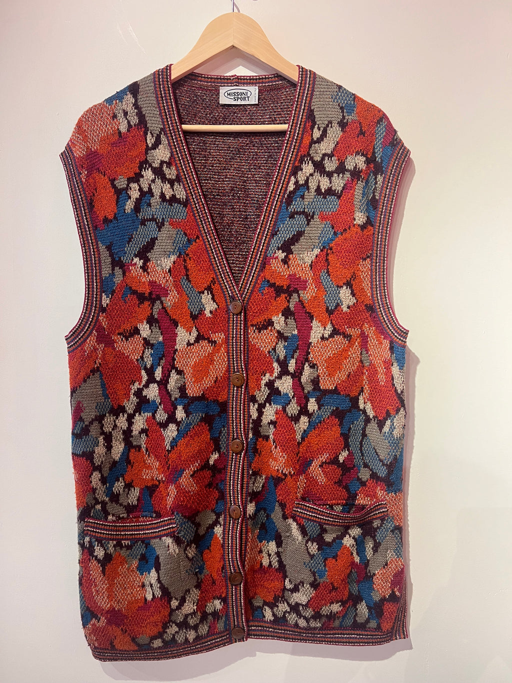 Autumnal Bloom Knit Vest by Missoni