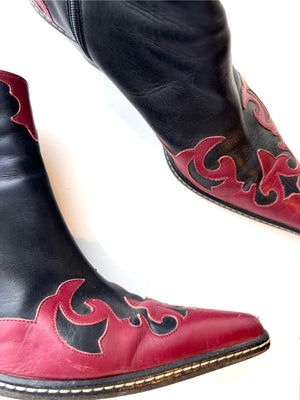 Western-Style Ankle Boots