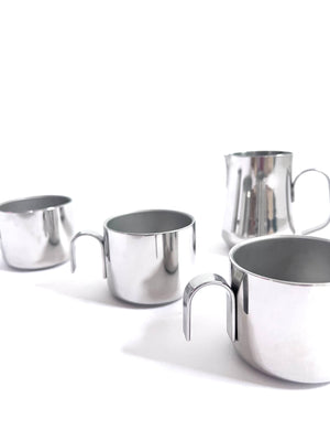 Guido Bergna 4pc Stainless Steel Espresso Set