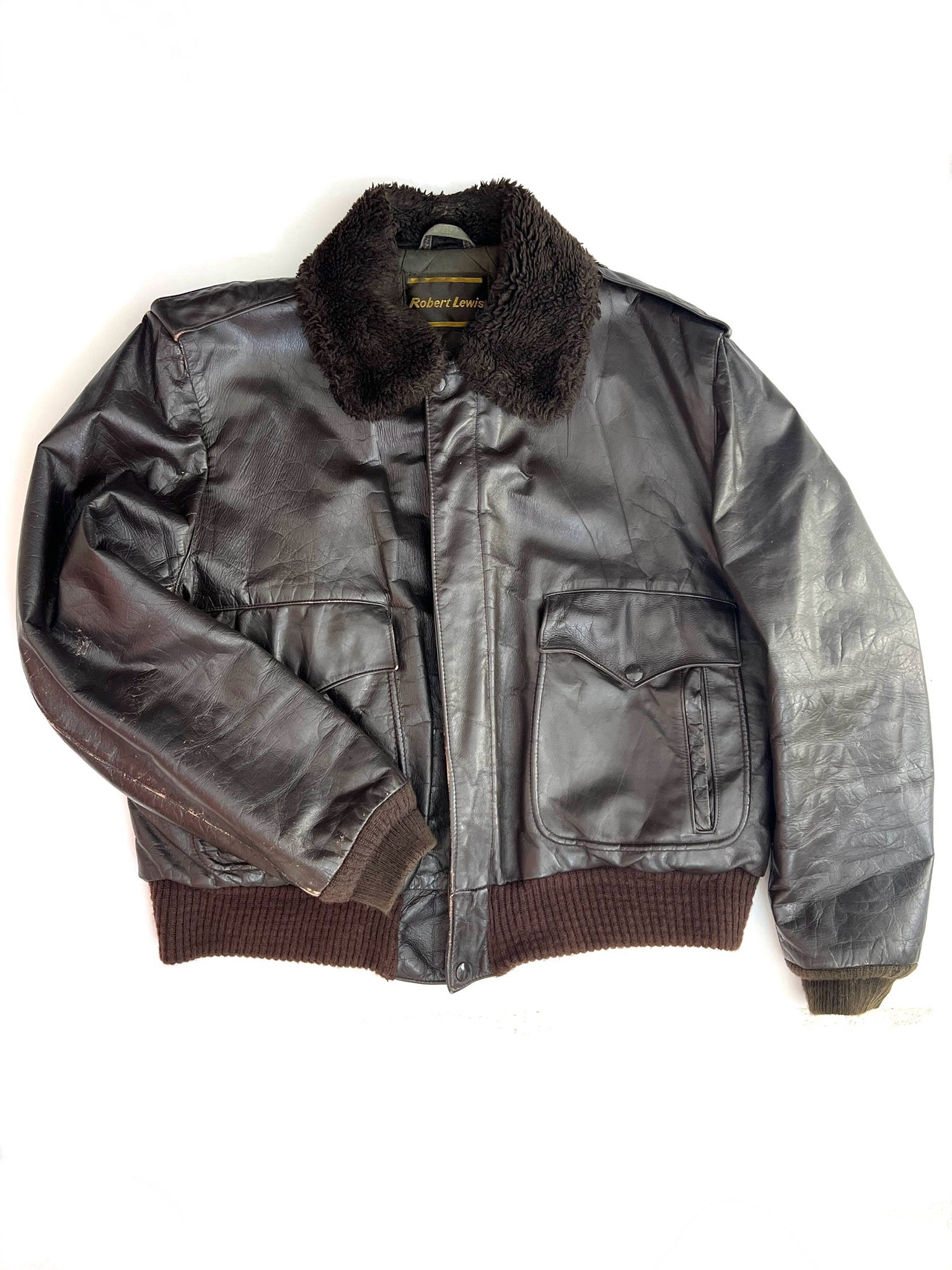 Classic Leather Bomber Jacket