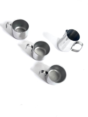 Guido Bergna 4pc Stainless Steel Espresso Set