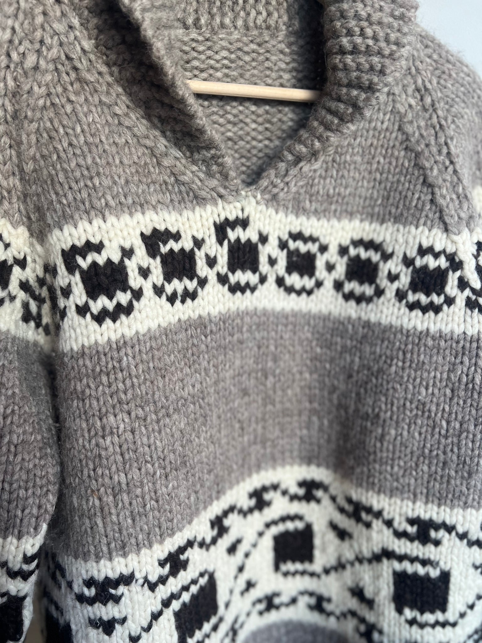 Cocoa Cowichan Wool Sweater