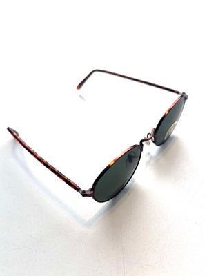 Wire Rim Tortoise Sunglasses