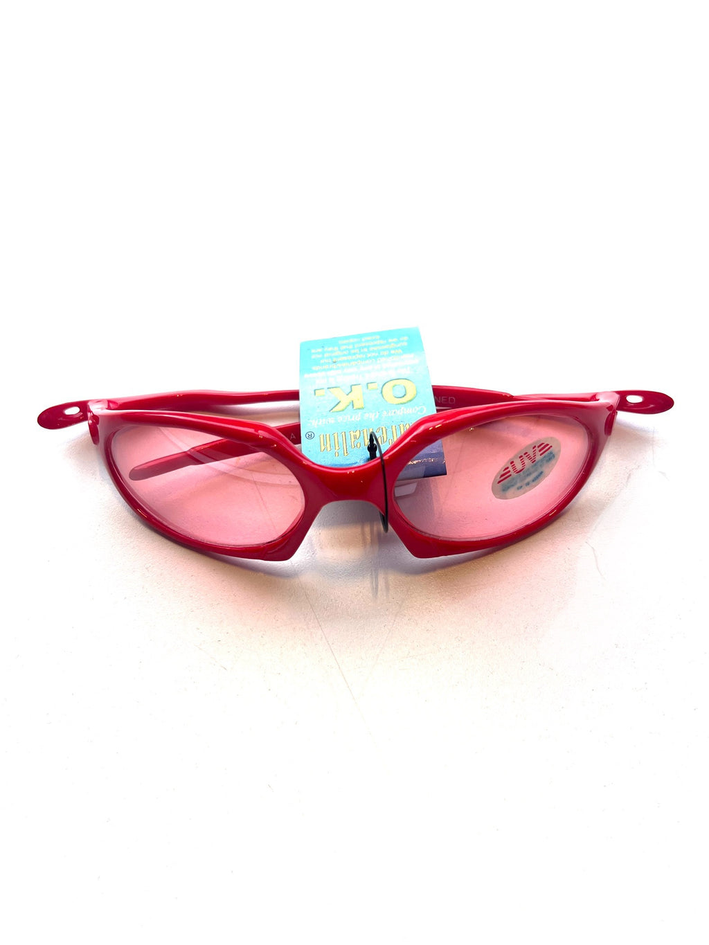 Cherry Red Wrap Around Sunglasses