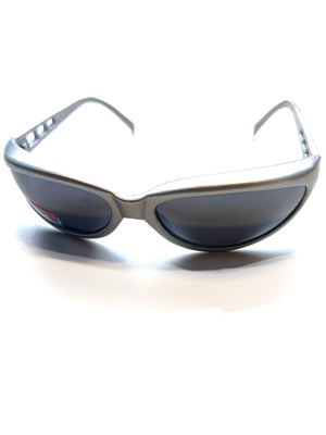 Silver Wrap Around Sunglasses