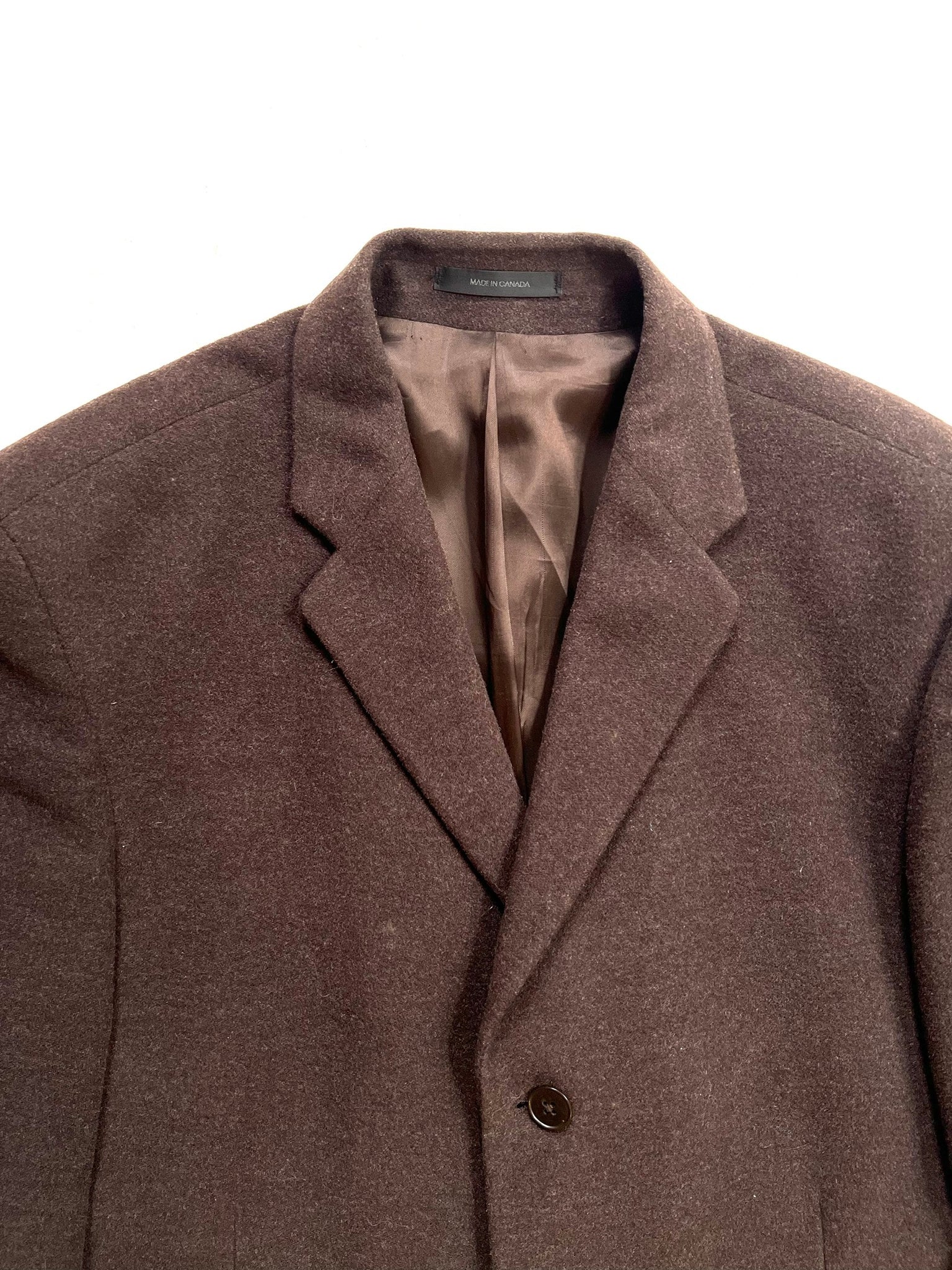 Espresso Wool Blazer by DKNY