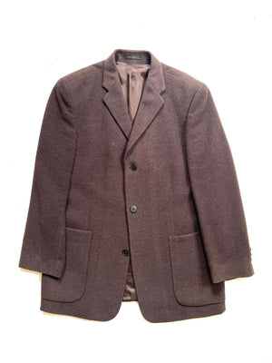 Espresso Wool Blazer by DKNY